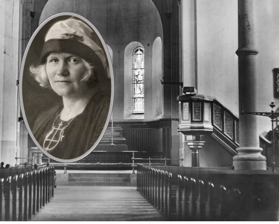 Da den første kvinne prekte