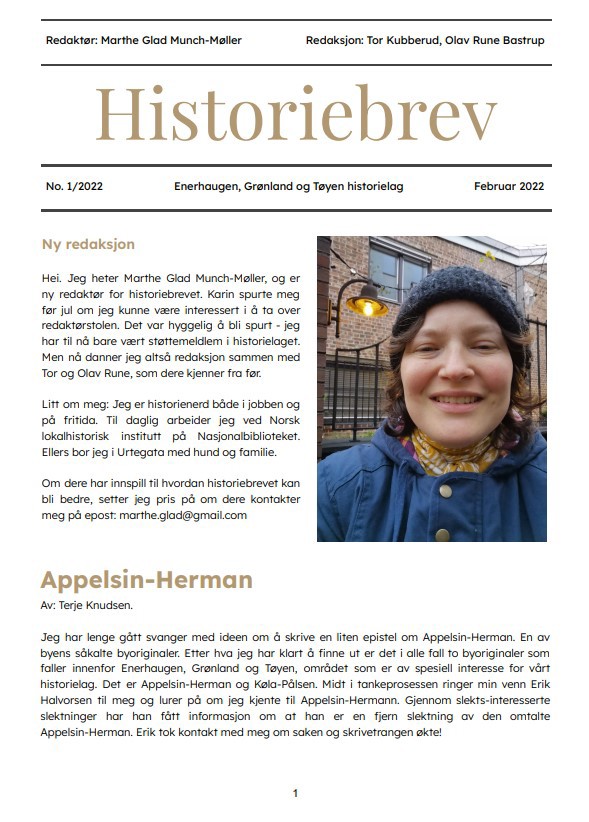 Nytt Historiebrev 01/2022